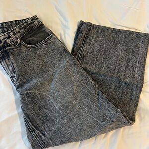 Revice Women's Grey and Black Jeans